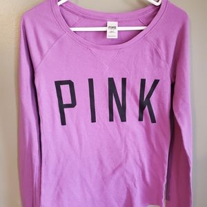 PINK Purple Thermal Long Sleeve shirt